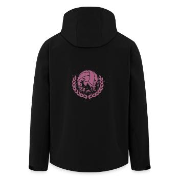 volleyball - Veste softshell homme en polyester recyclé Stanley/Stella - noir - Dos - AI Model Male 185 light (185cm)