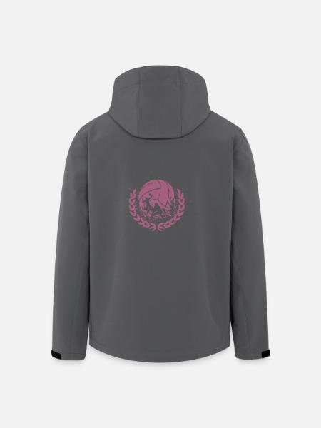 volleyball - Recycelte Männer Softshell-Jacke von Stanley/Stella - Schwarz