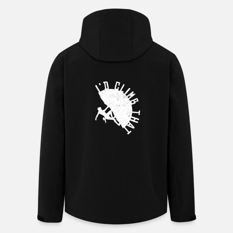 Klettern - Recycelte Männer Softshell-Jacke von Stanley/Stella - Schwarz