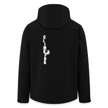 montée - Veste softshell homme en polyester recyclé Stanley/Stella - noir - Dos - AI Model Male 185 light (185cm)