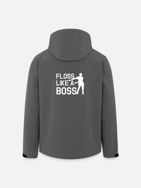 Floss Like A Boss - Men’s Recycled Softshell Jacket by Stanley/Stella - black