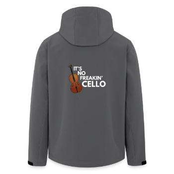 Violoncelle - Veste softshell homme en polyester recyclé Stanley/Stella - charbon - Dos - AI Model Male 185 light (185cm)