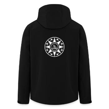 Voile - Sailboat Retro Vintage Sailor Gift - Veste softshell homme en polyester recyclé Stanley/Stella - noir - Dos - AI Model Male 185 light (185cm)