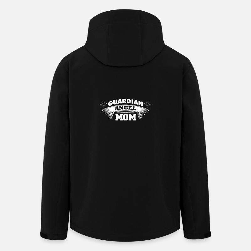 Guardian Angel Mom - Men’s Recycled Softshell Jacket by Stanley/Stella - black