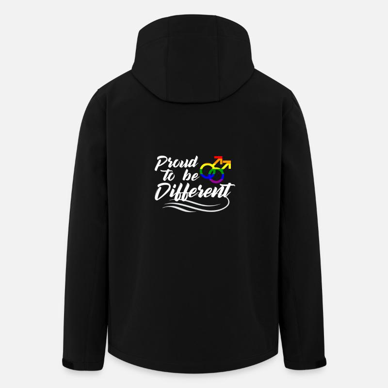 Proud to be different - Recycelte Männer Softshell-Jacke von Stanley/Stella - Schwarz