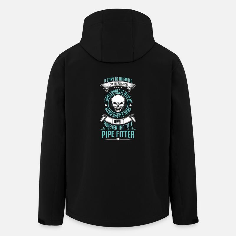 Pipefitter owned it - Recycelte Männer Softshell-Jacke von Stanley/Stella - Schwarz