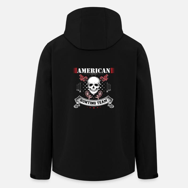 American Hunting Team - Recycelte Männer Softshell-Jacke von Stanley/Stella - Schwarz