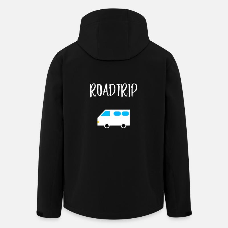 ROAD TRIP - Veste softshell homme en polyester recyclé Stanley/Stella - noir