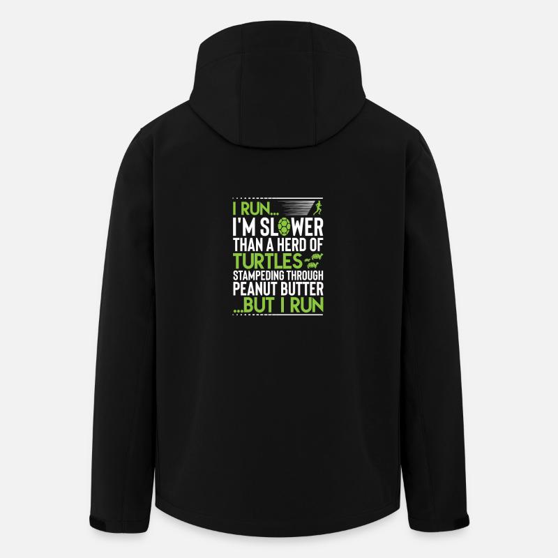 Running Slow - Recycelte Männer Softshell-Jacke von Stanley/Stella - Schwarz