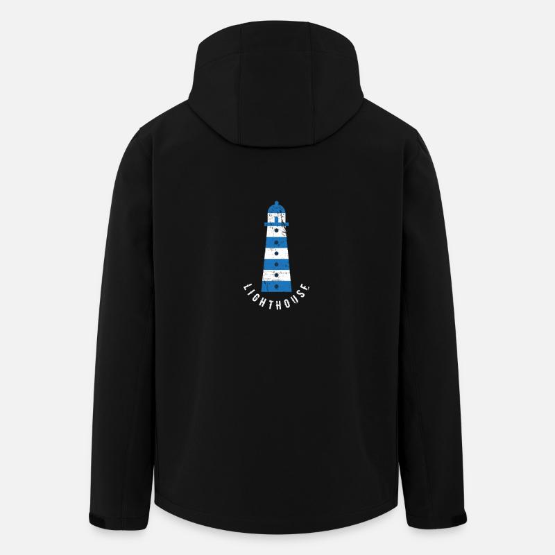 Light house - Leuchtturm - Recycelte Männer Softshell-Jacke von Stanley/Stella - Schwarz