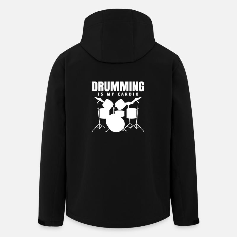 Gift drummer drummer drummer - Men’s Recycled Softshell Jacket by Stanley/Stella - black