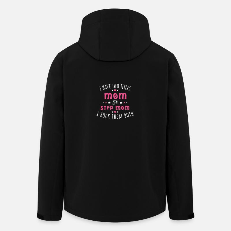 Mutter und Stiefmutter - Mom and step mom - Recycelte Männer Softshell-Jacke von Stanley/Stella - Schwarz