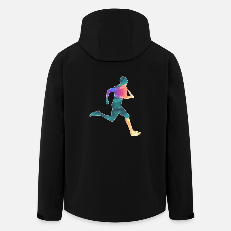 Staffellauf - Recycelte Männer Softshell-Jacke von Stanley/Stella - Schwarz