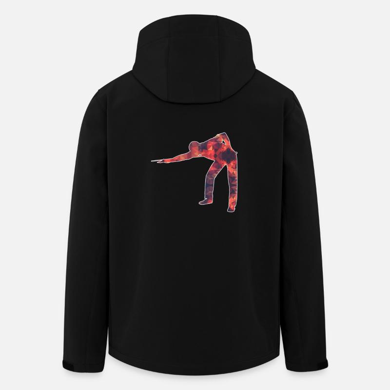 Billard / Billard / Billard - Veste softshell homme en polyester recyclé Stanley/Stella - noir