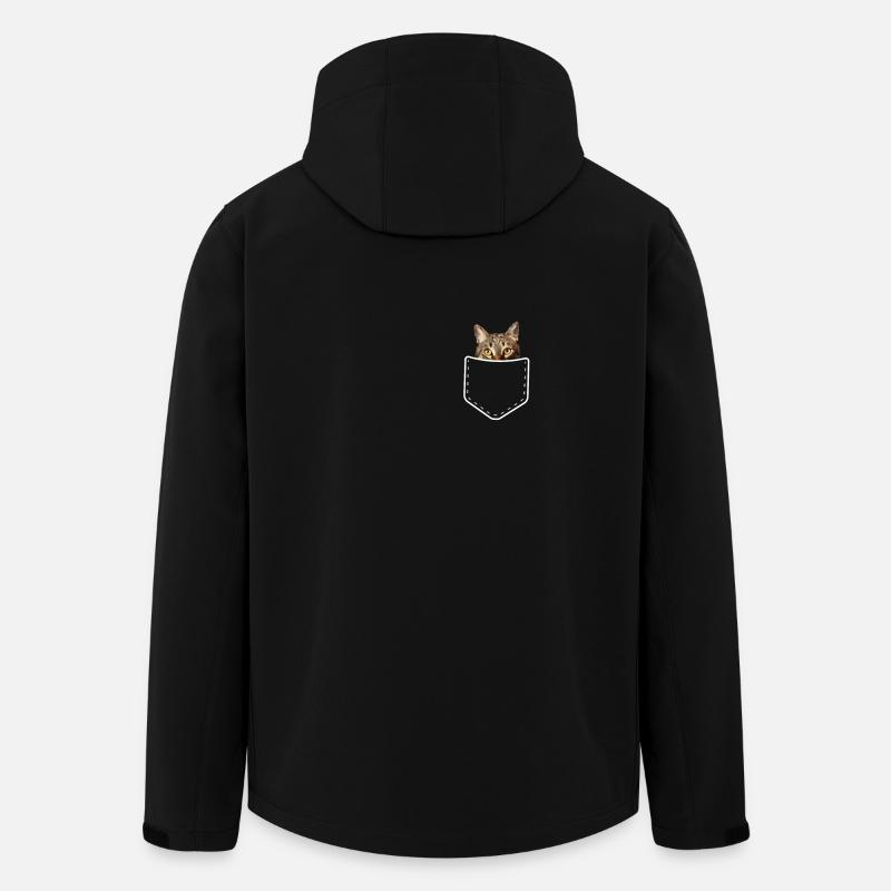 Cool Cat Pocket - Veste softshell homme en polyester recyclé Stanley/Stella - noir