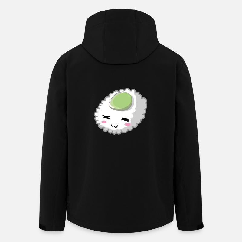 Wasabi Sushi - Recycelte Männer Softshell-Jacke von Stanley/Stella - Schwarz