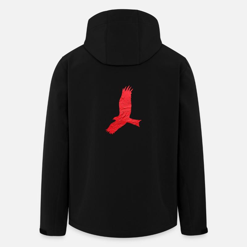 Falke - Recycelte Männer Softshell-Jacke von Stanley/Stella - Schwarz