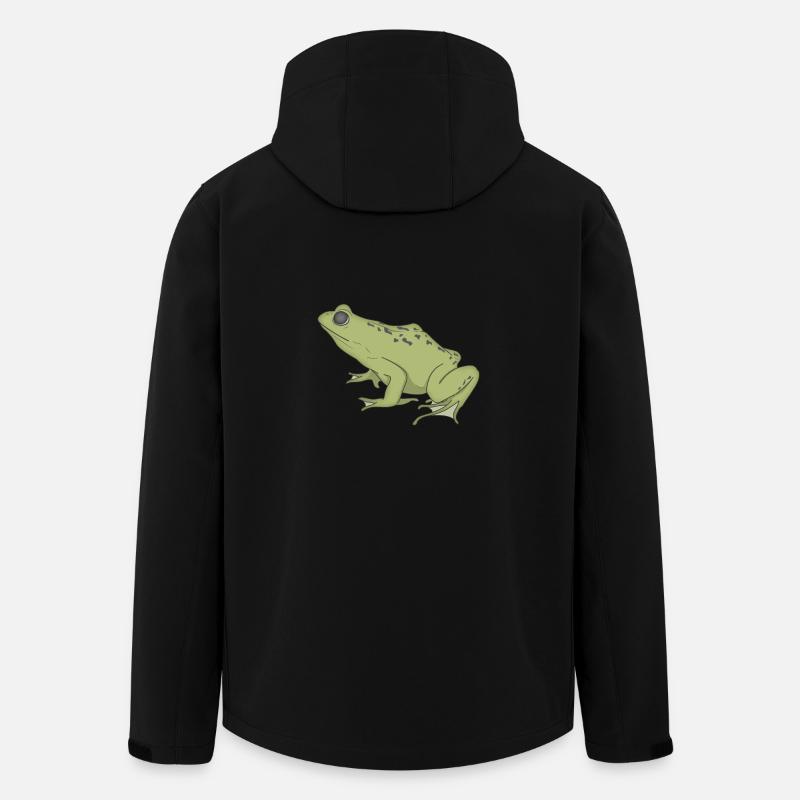 frog - Men’s Recycled Softshell Jacket by Stanley/Stella - black