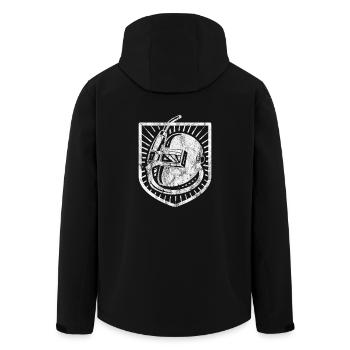 Soudeur chemise soudeur tshirt soudage - Veste softshell homme en polyester recyclé Stanley/Stella - noir - Dos - AI Model Male 185 light (185cm)