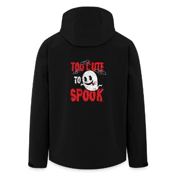 Ghost Grudge - Too cute to spook grudge - Men’s Recycled Softshell Jacket by Stanley/Stella - black - Back - AI Model Male 185 light (185cm)