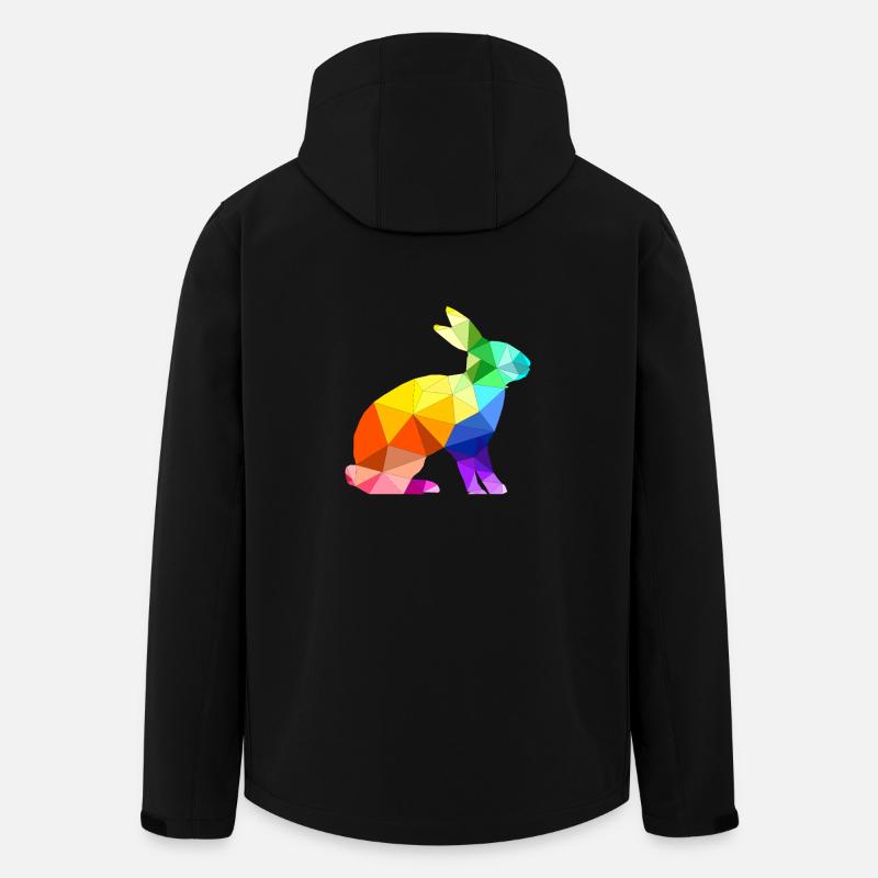 Hase - Recycelte Männer Softshell-Jacke von Stanley/Stella - Schwarz