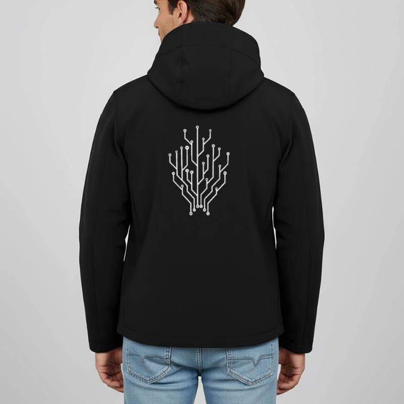 Connecteurs de circuits imprimés Programmer Computer Science Tree Veste softshell homme en polyester recyclé Stanley/Stella