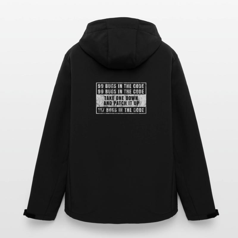 Programmer Shirt Programming Sayings Nerd Men’s Recycled Softshell Jacket by Stanley/Stella