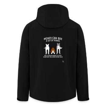 Drôle de chien cadeau de chien - Veste softshell homme en polyester recyclé Stanley/Stella - noir - Dos - AI Model Male 185 light (185cm)