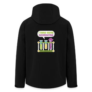 Dites chimie chimiste nerd cadeau université - Veste softshell homme en polyester recyclé Stanley/Stella - noir - Dos - AI Model Male 185 light (185cm)