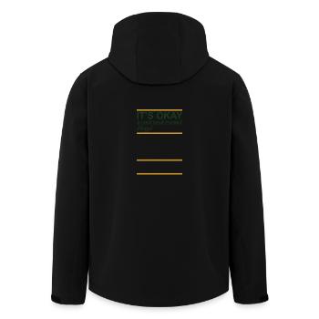 Rien à comprendre est OK Hegel cadeau - Veste softshell homme en polyester recyclé Stanley/Stella - noir - Dos - AI Model Male 185 light (185cm)