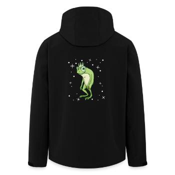 Grenouille Chemise Prince - Veste softshell homme en polyester recyclé Stanley/Stella - noir - Dos - AI Model Male 185 light (185cm)