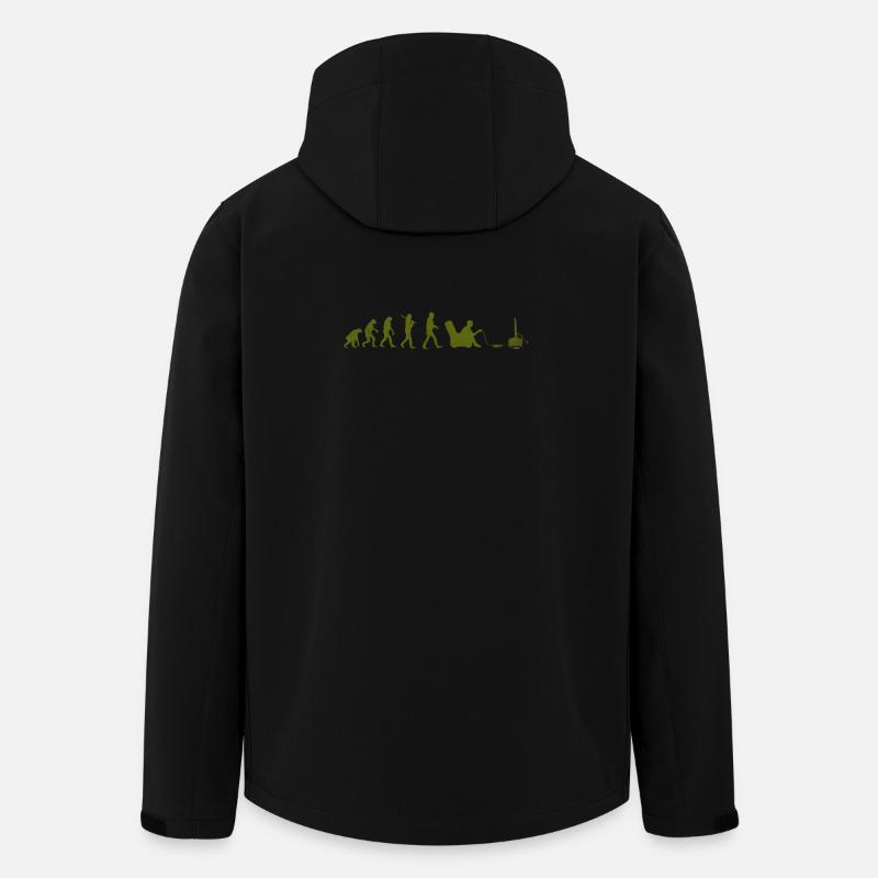 Evolution du joueur - Veste softshell homme en polyester recyclé Stanley/Stella - noir