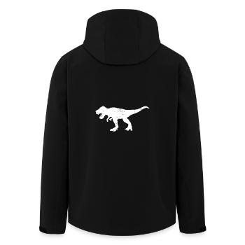 T-Rex - Recycelte Männer Softshell-Jacke von Stanley/Stella - Schwarz - Hinten - AI Model Male 185 light (185cm)