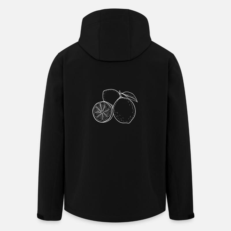 Citrons Fruit Fruit Fruit Lemon - Veste softshell homme en polyester recyclé Stanley/Stella - noir