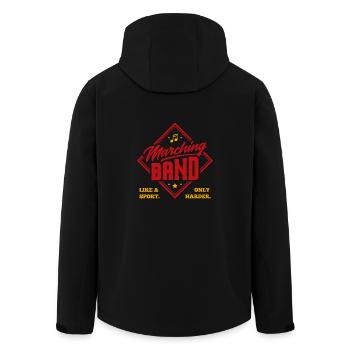Saison de sport de bande de Marching TShirt comme un sport Onl - Veste softshell homme en polyester recyclé Stanley/Stella - noir - Dos - AI Model Male 185 light (185cm)