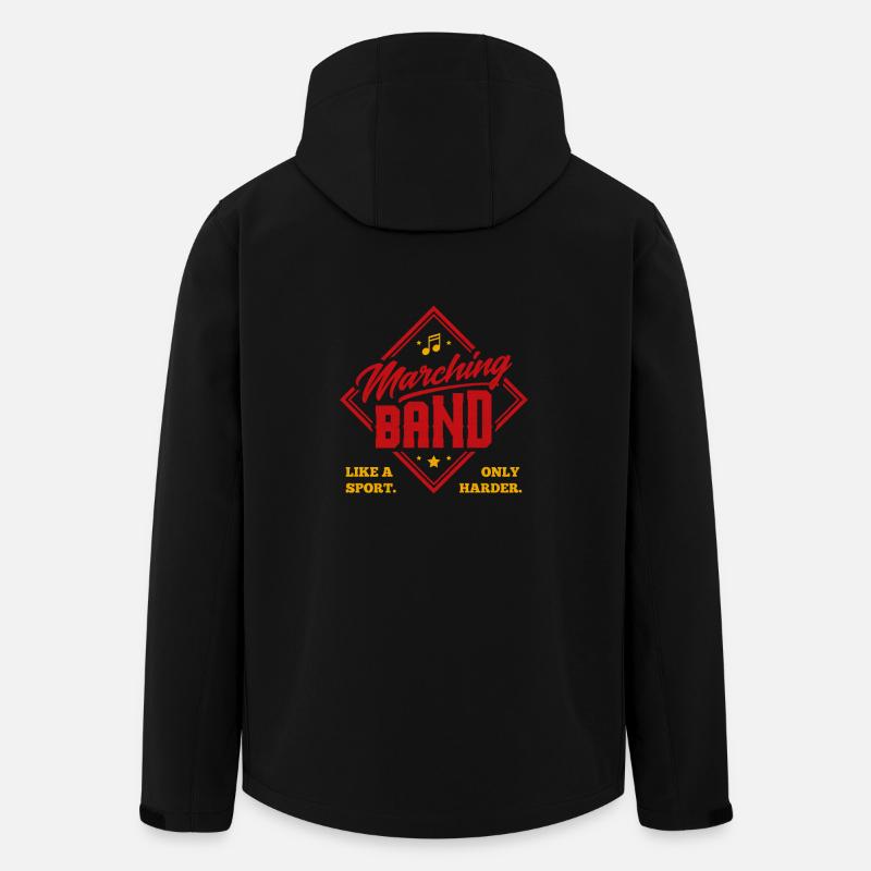 Marching Band Sport Saison TShirt wie ein Sport Onl - Recycelte Männer Softshell-Jacke von Stanley/Stella - Schwarz