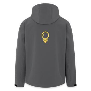 Lampe à incandescence T-shirt - Veste softshell homme en polyester recyclé Stanley/Stella - noir - Dos - AI Model Male 185 light (185cm)