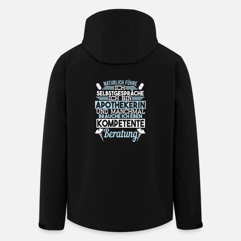 Pharmacist Self-talk competent advice - Men’s Recycled Softshell Jacket by Stanley/Stella - black