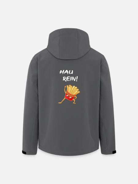 Hau rein! - Recycelte Männer Softshell-Jacke von Stanley/Stella - Schwarz