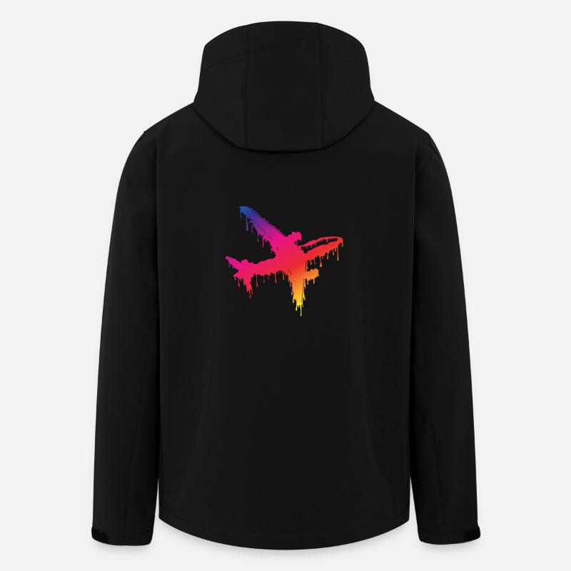 plane - Men’s Recycled Softshell Jacket by Stanley/Stella - black