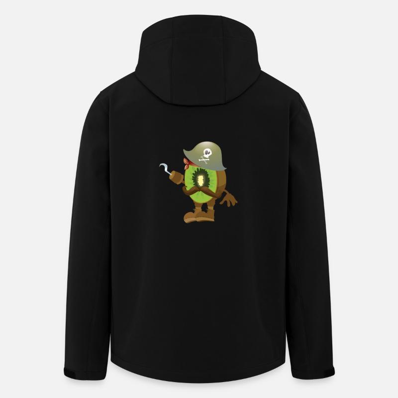 Kiwi - Recycelte Männer Softshell-Jacke von Stanley/Stella - Schwarz