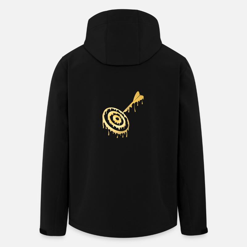 Fléchettes fléchettes - Veste softshell homme en polyester recyclé Stanley/Stella - noir