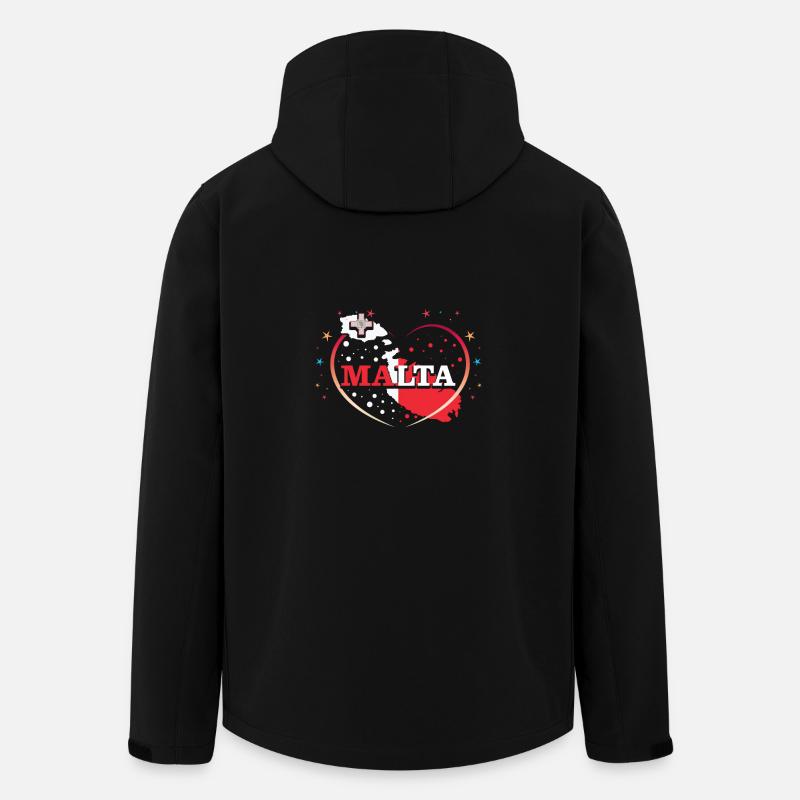Malta - Recycelte Männer Softshell-Jacke von Stanley/Stella - Schwarz