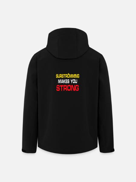 Surstromming, surstromming saying - Men’s Recycled Softshell Jacket by Stanley/Stella - black