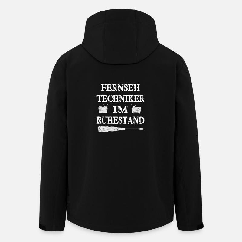Fernsehtechniker - Recycelte Männer Softshell-Jacke von Stanley/Stella - Schwarz