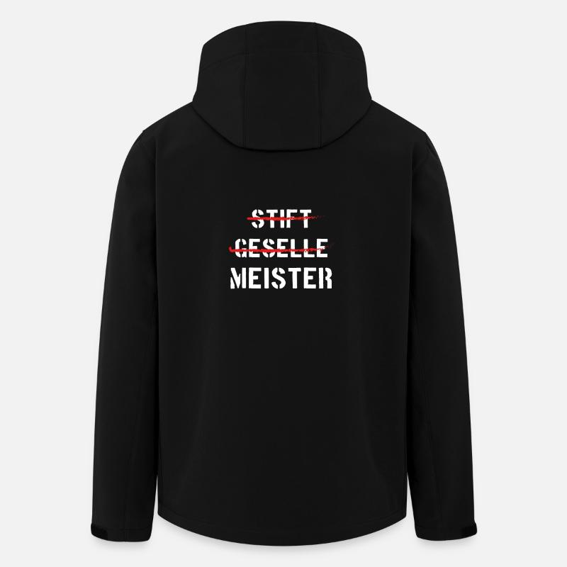 Stift Geselle Meister - Recycelte Männer Softshell-Jacke von Stanley/Stella - Schwarz