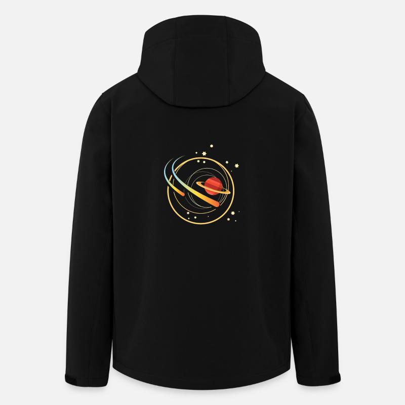 Komet - Recycelte Männer Softshell-Jacke von Stanley/Stella - Schwarz