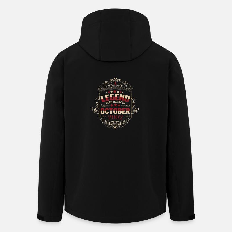 Birthday October 2002 - Men’s Recycled Softshell Jacket by Stanley/Stella - black