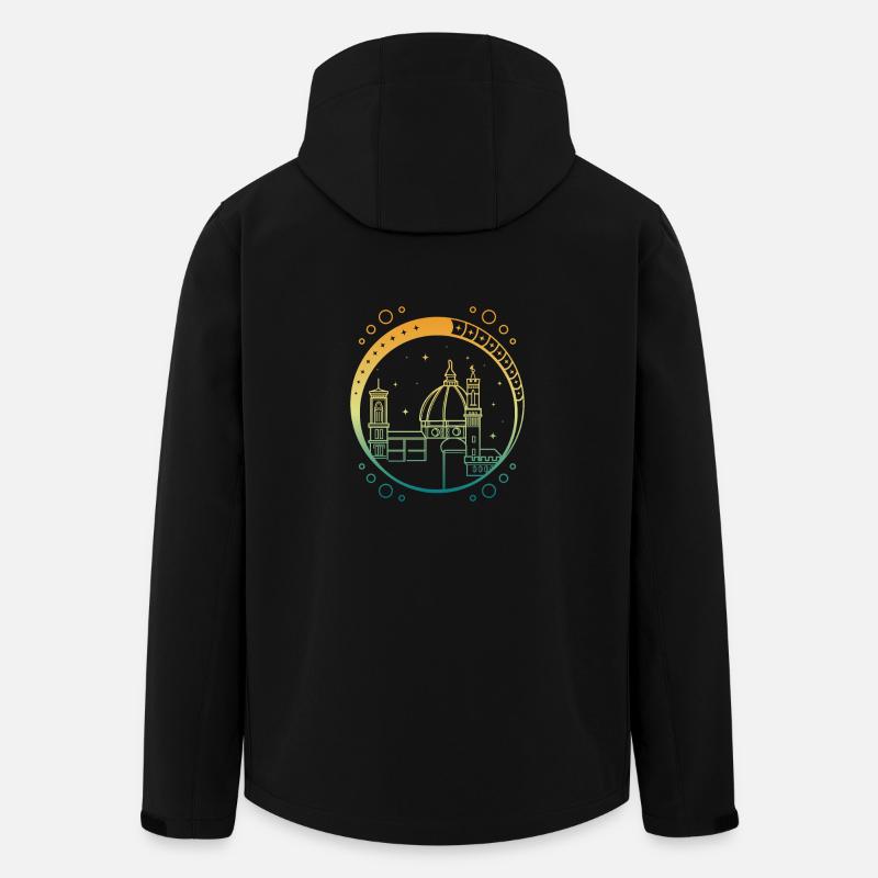 Florenz - Recycelte Männer Softshell-Jacke von Stanley/Stella - Schwarz