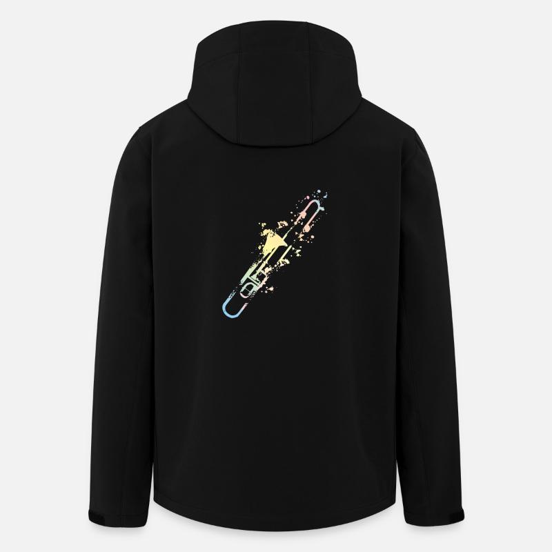 Splash trombone - Men’s Recycled Softshell Jacket by Stanley/Stella - black
